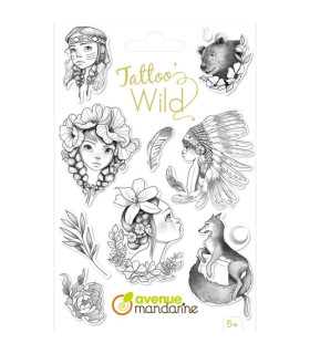 TEMPORARY TATTOOS A.MANDARINE WILD