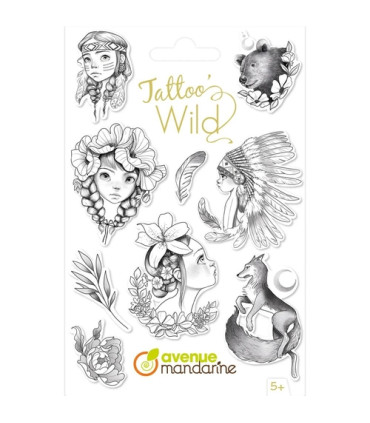 TEMPORARY TATTOOS A.MANDARINE WILD