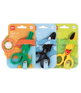 TIJERAS APLI  PRESCOLAR 12 cm. ANIMALES