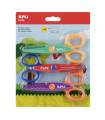 TIJERAS APLI CREATIVA 13,5cm SET 3