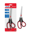 TIJERAS DOHE ERGONOMICA 21cm. NEGRO/ROJO