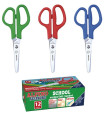 TIJERAS ESCOL. ALPINO 13cm ZURDOS C/12
