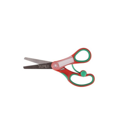 TIJERAS ESCOL. APLI 13,5cm. NOMBRE ROJO