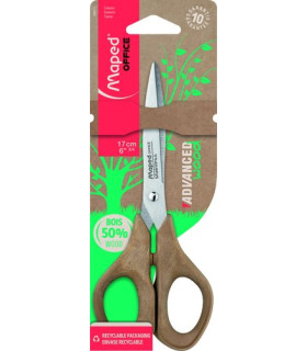 TIJERAS MAPED ADV. WOOD 17cm SIMETRICA
