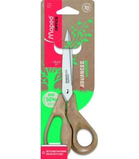 TIJERAS MAPED ADV. WOOD 18cm ASIMETRICA