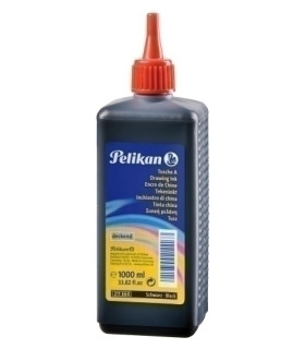 TINTA CHINA PELIKAN 1 litro NEGRO