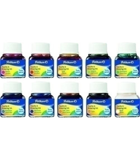 TINTA CHINA PELIKAN 10 ml. 10 col. SURT.