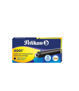 TINTA ESTILOG.PELIKAN 5 CART.GTP/5 NEGRO