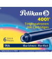 TINTA ESTILOG.PELIKAN 6 CART.TP/6 AZ/NG