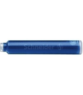 TINTA ESTILOG.SCHNEIDER CAJA 6 CART.AZUL