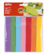 TIRAS PAPEL APLI 120g 30H 7 COLORES
