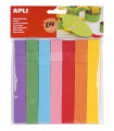 TIRAS PAPEL APLI 120g 30H 7 COLORES