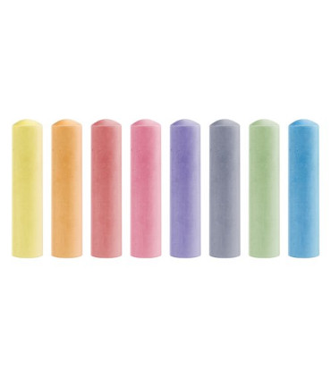 TIZAS COLORES MILAN MAXI CAJA DE 8