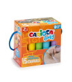 TIZAS COLORES CARIOCA BABY MAXI EST. 15