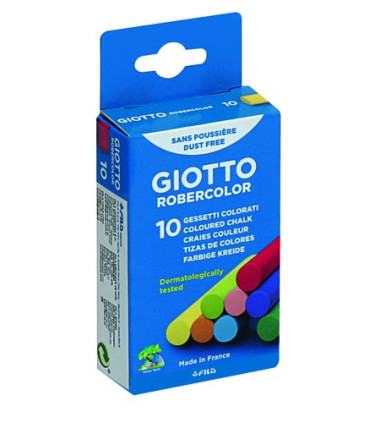 TIZAS COLOR CAJA C/10 GIOTTO ROBERC. BL.
