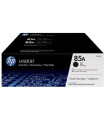 TONER HP Nº85A CE285AD NEGRO PACK 2 UD.