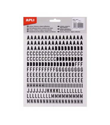 TRANSFERIBLE APLI H. LETRAS 10 mm NG