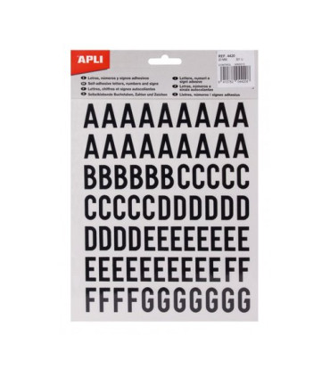 TRANSFERIBLE APLI H. LETRAS 20 mm NG