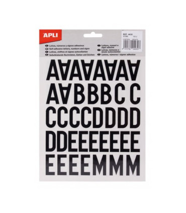 TRANSFERIBLE APLI H. LETRAS 30 mm NG