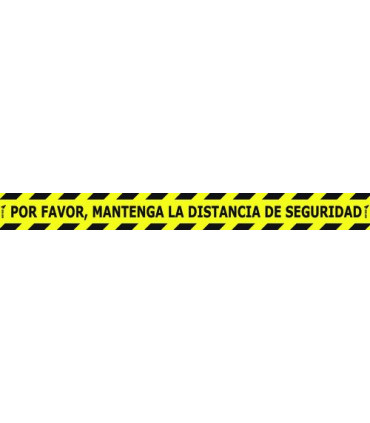 VINILO SUELO 100x10 DISTANCIA SEGURIDAD