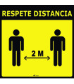 VINILO PARED 25x25 RESPETE DISTANCIA