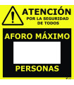 VINILO PARED 25x25 ROTULABLE AFORO MAXIM