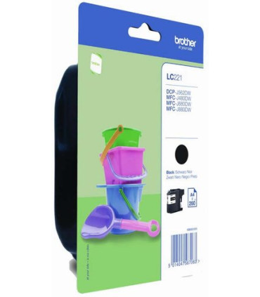 CART.IJ. BROTHER LC-221BK NEGRO
