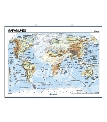 MAPA EDG.MURAL 140x100 F/S MUNDO