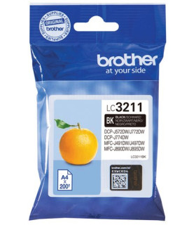 CART.IJ. BROTHER LC-3211BK NEGRO