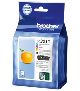 CART.IJ. BROTHER  LC-3211VAL PACK 4
