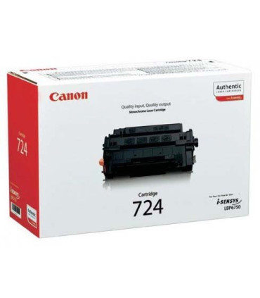TONER CANON CRG-724 NEGRO (6.000 PAG.)