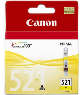 CART.IJ.CANON CLI-521Y AMARILLO
