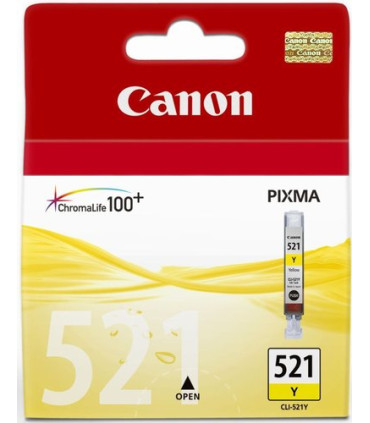 CART.IJ.CANON CLI-521Y AMARILLO
