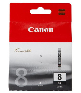 CART.IJ.CANON CLI8BK DEP.TINT.NEGRA