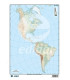 MAPA MUDO EDG.COLOR FISICO AMERICA
