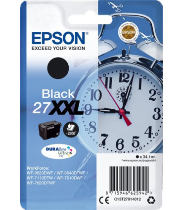 CART.IJ.EPSON T279140 Nº27XXL NEGRO