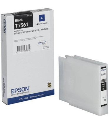 CART.IJ.EPSON T756140 NEGRO