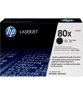 TONER HP Nº80A CF280X LJ PRO M 401 NEGRO