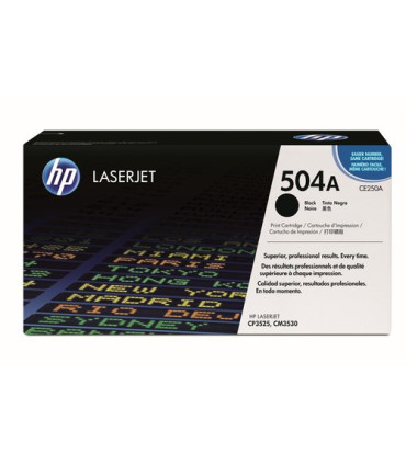 TONER HP Nº504A CE250A LJ CP3525  NEGRO