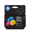 CART.IJ.HP B7RT8AE Nº302/304XL TRICOLOR