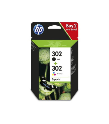 CART.IJ.HP Nº302/304 NEGRO+COLOR PACK 2