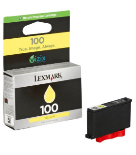 CART.IJ.LEXMARK 14N0902E Nº 100 AMARILLO