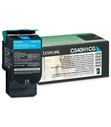 TONER LEXMARK C540H1CG CIAN