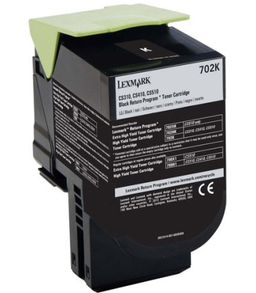 TONER LEXMARK 70C20K0 CS310 NEGRO