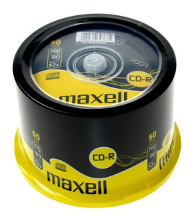 CD-ROM MAXELL 700 MB 80 min. 52x T/50
