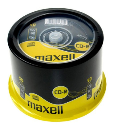 CD-ROM MAXELL 700 MB 80 min. 52x T/50