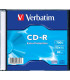 CD-ROM VERBATIM 700MB 52x SLIM C/10