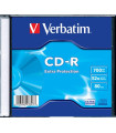 CD-ROM VERBATIM 700MB 52x SLIM C/10