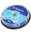 CD-ROM VERBATIM 700MB 52x SPINDLE 10