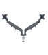 SOPORTE BRAZO MONITOR LEITZ DOBLE GRIS